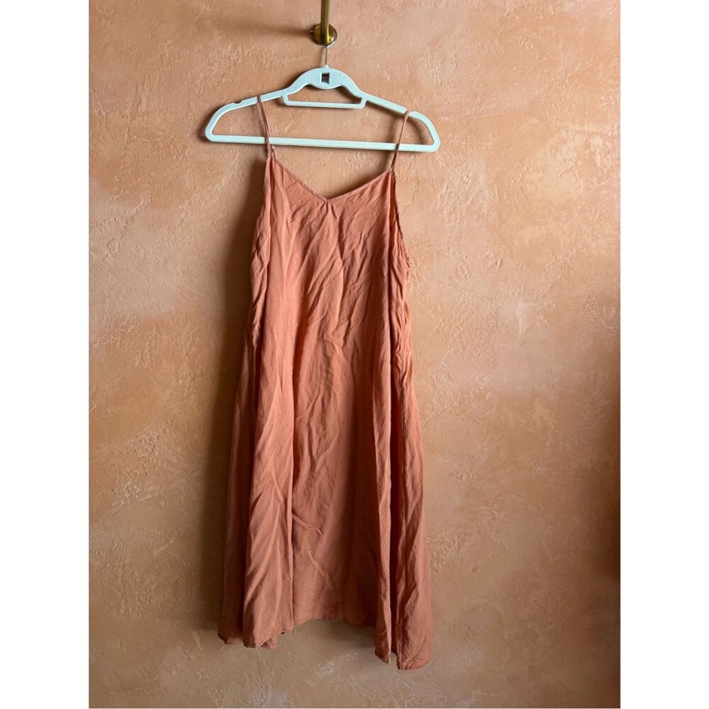 Free People Modal Swing Slip Dress Rust Terracotta Cami Dress M